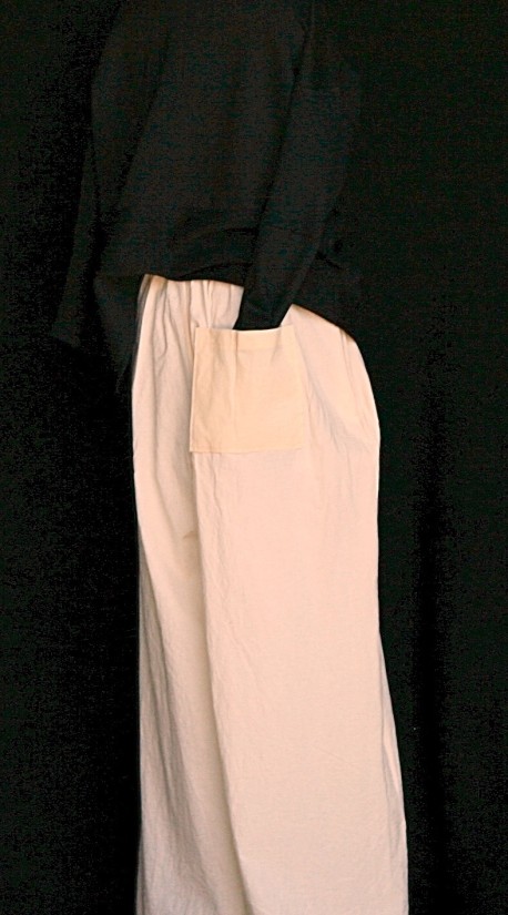 Pantalon toile écru