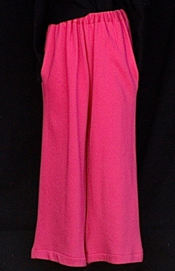 Pantalon large rose Après la mousson