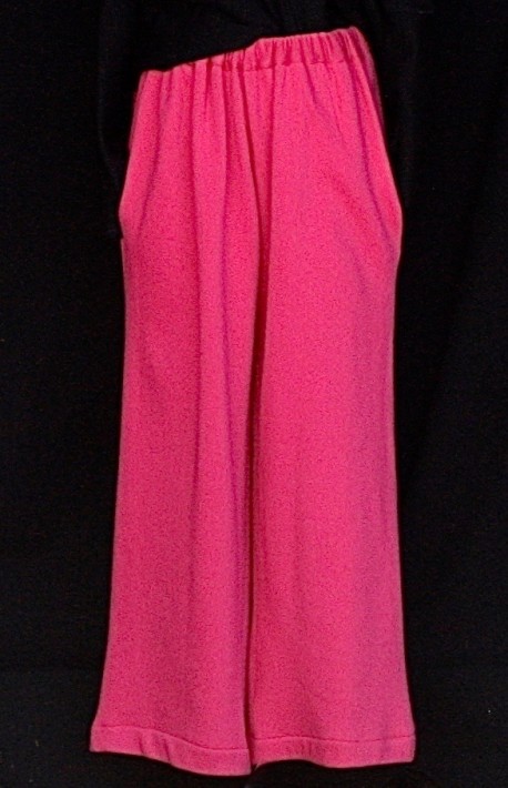 Pantalon large rose Après la mousson