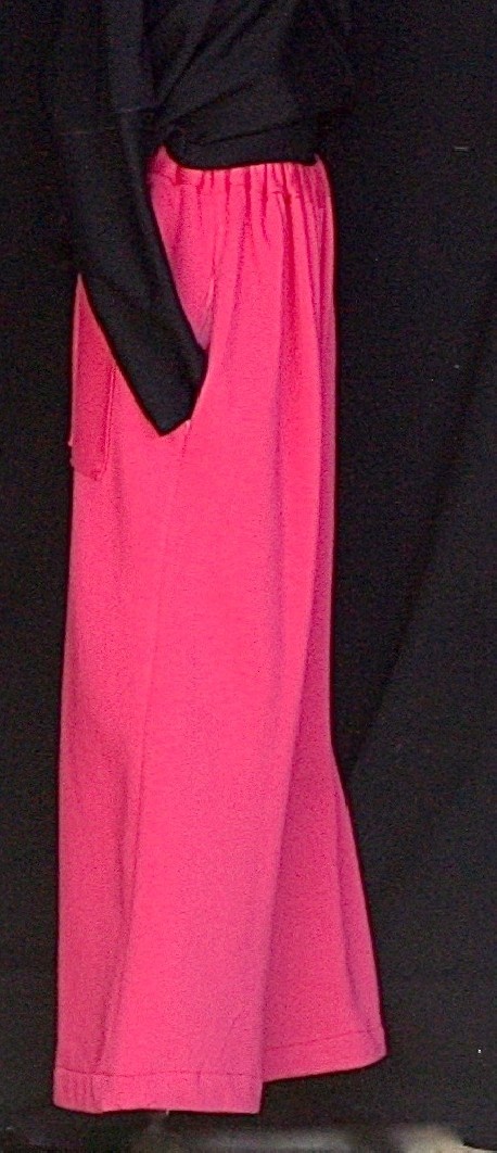 Pantalon large rose Après la mousson