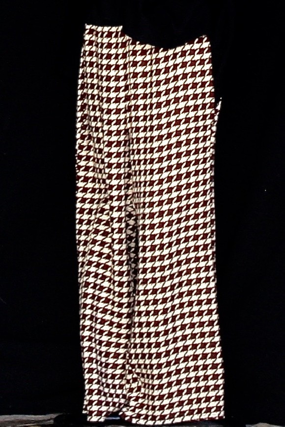 Pantalon large pied de coq Après la mousson