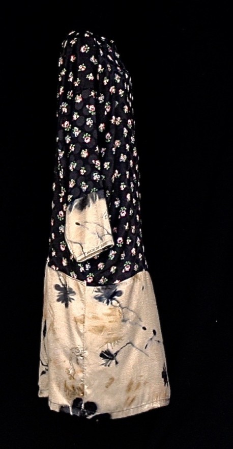 Robe soie et polyester Après la mousson