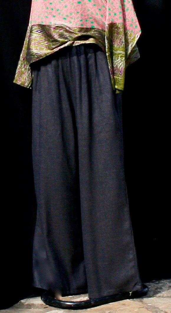 Pantalon Après la mousson cachemire gris