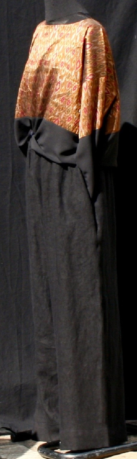 Pantalon lin noir Après la mousson