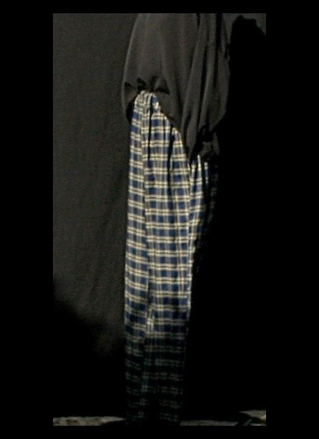 Pantalons coton marine