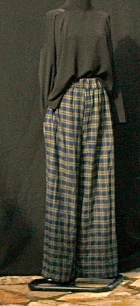 Pantalons coton marine