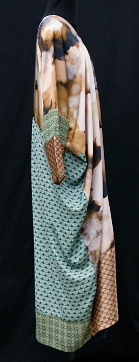 Robe manches longues gris beige Après la mousson