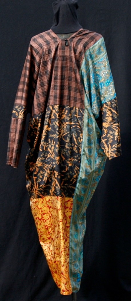 Robe soie manches longues
